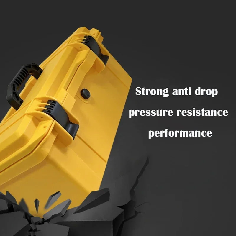 Plastic Thickened Portable Tool Box Professional Electrician Woodworking Working Storage Bag Household Hardware Tool Box 4