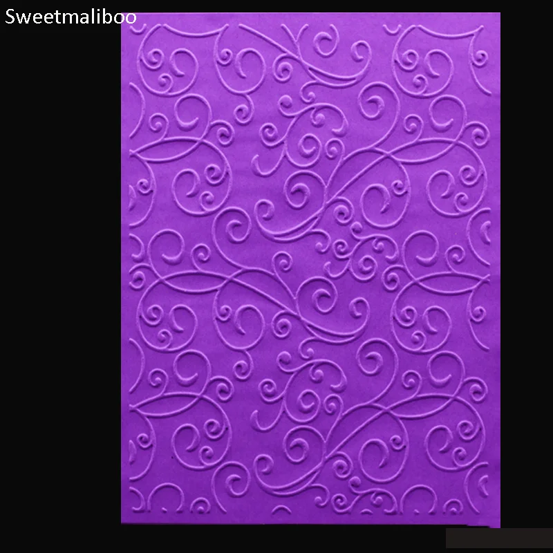 Kant Bloem Embossing Map Plastic Scrapbooking Craft Embosser Mappen