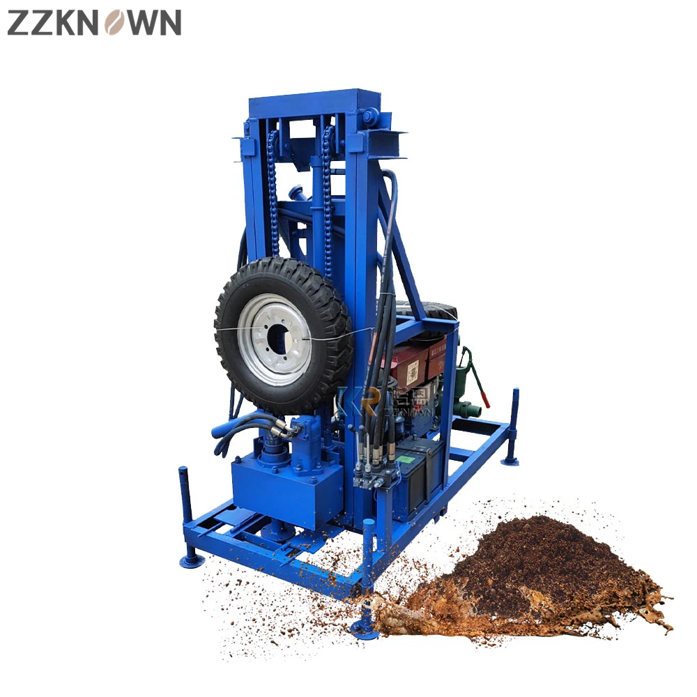 

Drilling Machine Water Well Mud Pump Crawler Core Rotary Drill Rig Equipment High Quality Diesel High Power