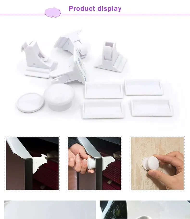 Baby Sicherheits schloss unsichtbares Schloss Kinder Sicherheits schublade Riegel Schrank tür magnetische Kinder sicherung Schloss Begrenzer Kinderschutz – Detail 19