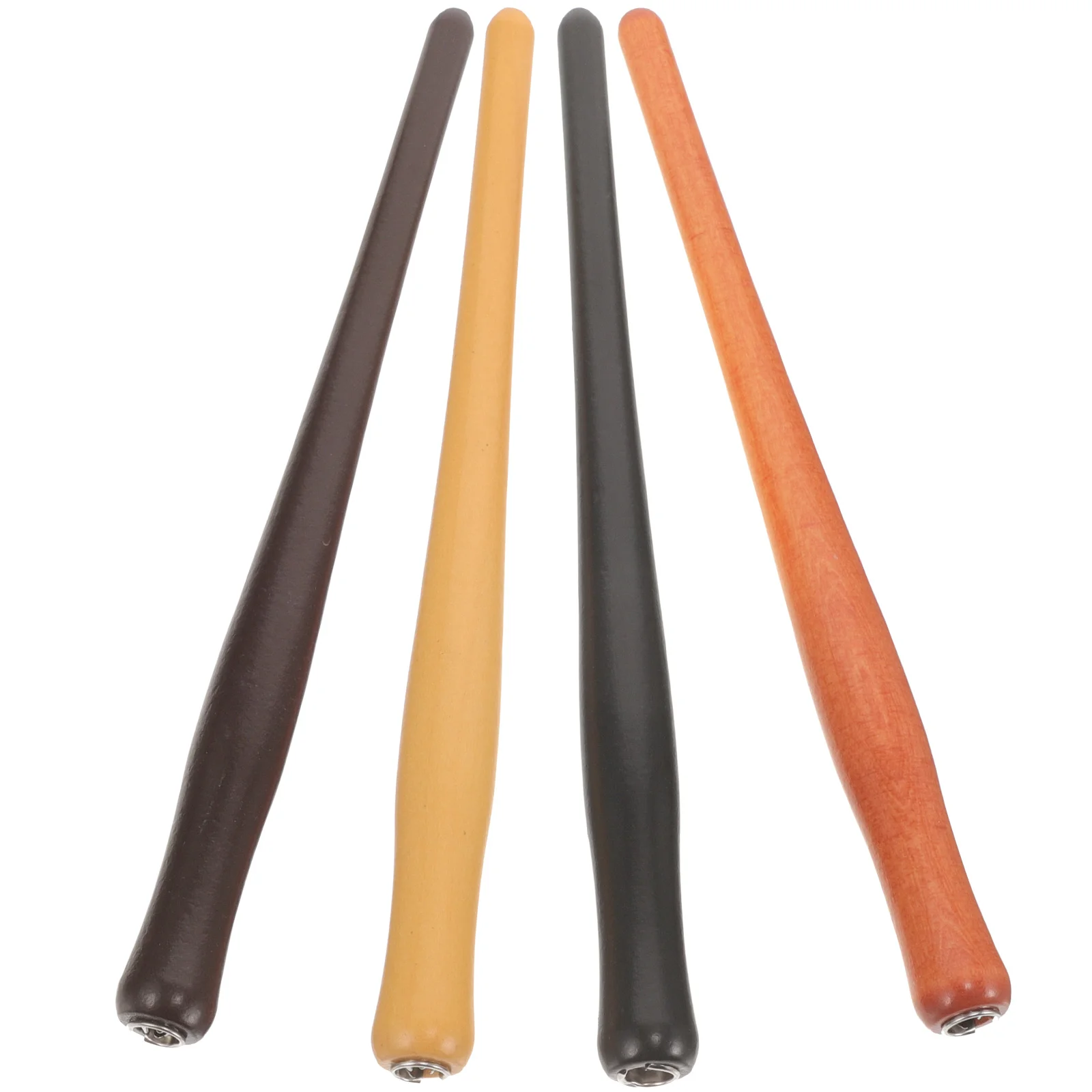 

4 Pcs Wooden Dip Pen Holder Gift Penholder Writing Supplies Fountain Ink Present