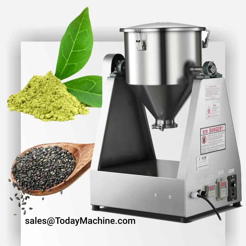 

High Speed Professional Blender W Type Double Cone Industrial Dry Powder Rotary Drum Mixer Blender Machine