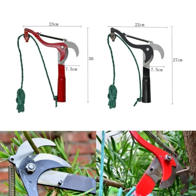 Telescopic High-branch Scissors Fruit Picker High-altitude Scissors High-altitude Pruning Scissors Trimming Branches Garden Tool 2
