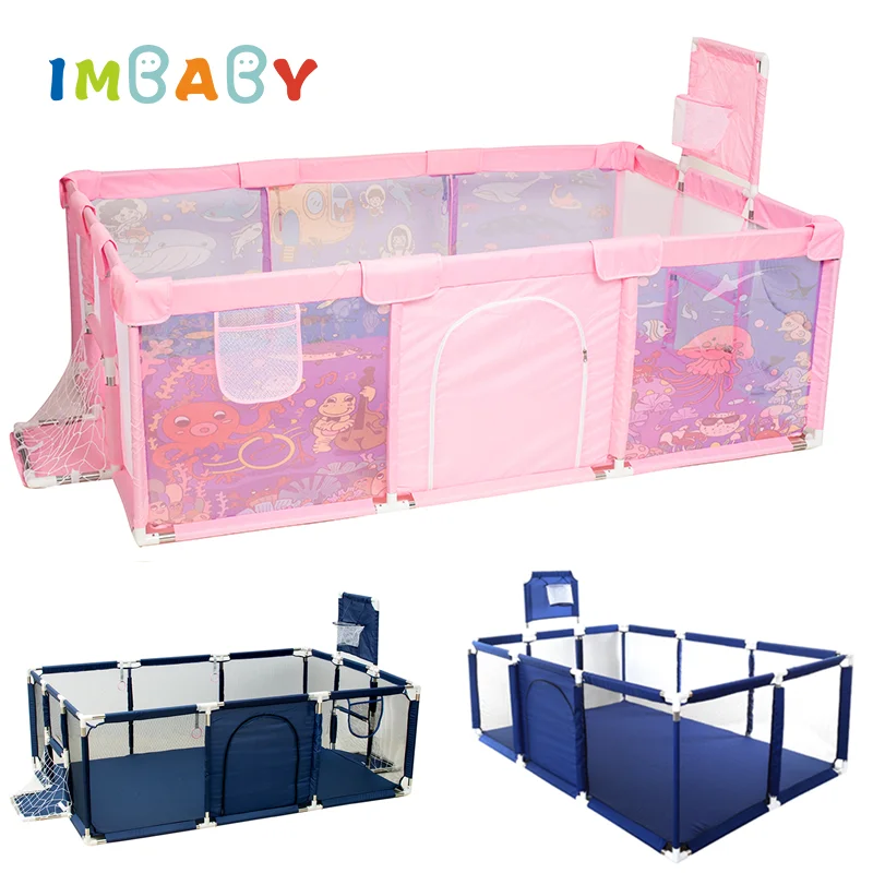 Baby Playpen IMBABY Indoor Baby Playground Safety Activities for Balls Pool Diverse Games Fence