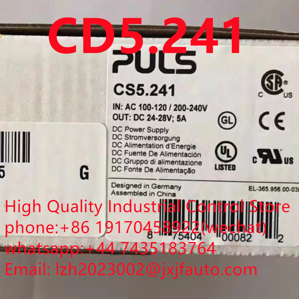 

PLC,CD5.051, CD5.241, свяжитесь со службой поддержки клиентов, чтобы разместить заказ