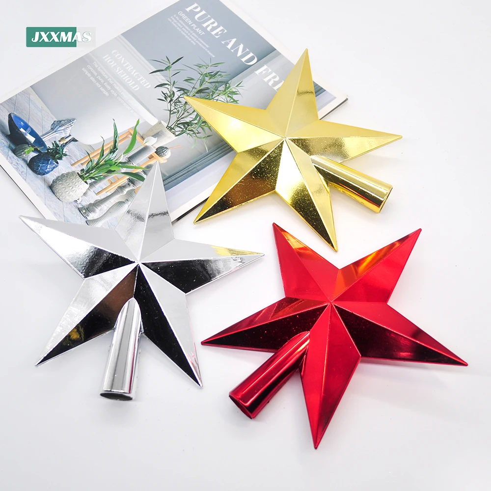 Christmas Tree Top Star 20cm 3D for Christmas Tree Ornaments christmas tree decoration,christmas star decoration