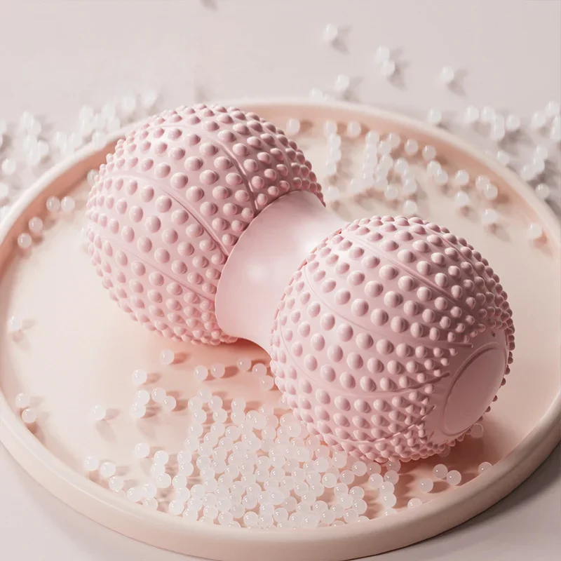 Peanut Massage Ball Double Lacrosse Balls Trigger Point Deep Tissue Exercise Arm Leg Back Muscle Massage Roller Yoga Fitness