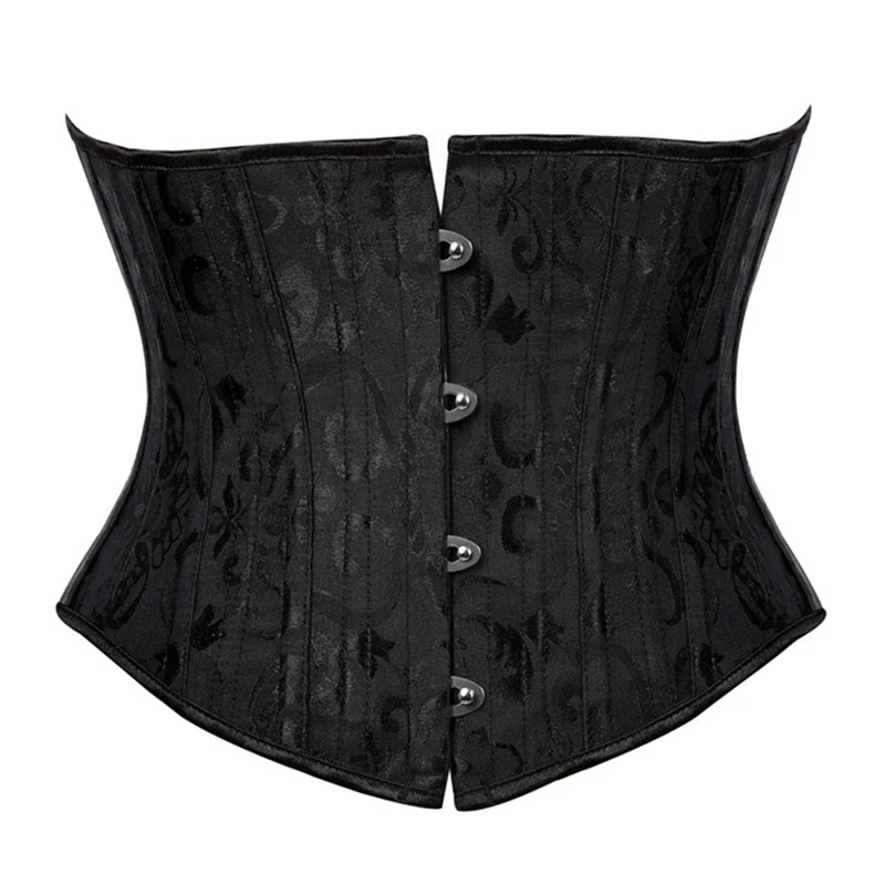 

Women Gothic Sexy Underbust Corset Bustier Waist Cincher Steampunk Corselet Top Workout Shape Body Sexy Lingerie Slimming Belt