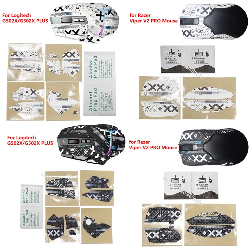 Sweat-Proof Mouse Grip Decals for Enhanced Gaming Precision