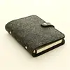 Popular A5 A6 Felt Shell Fabric Notebook Paper Planner Inner Page Ring Binder Stationery Gift Traveler Journal Loose Leaf New 3
