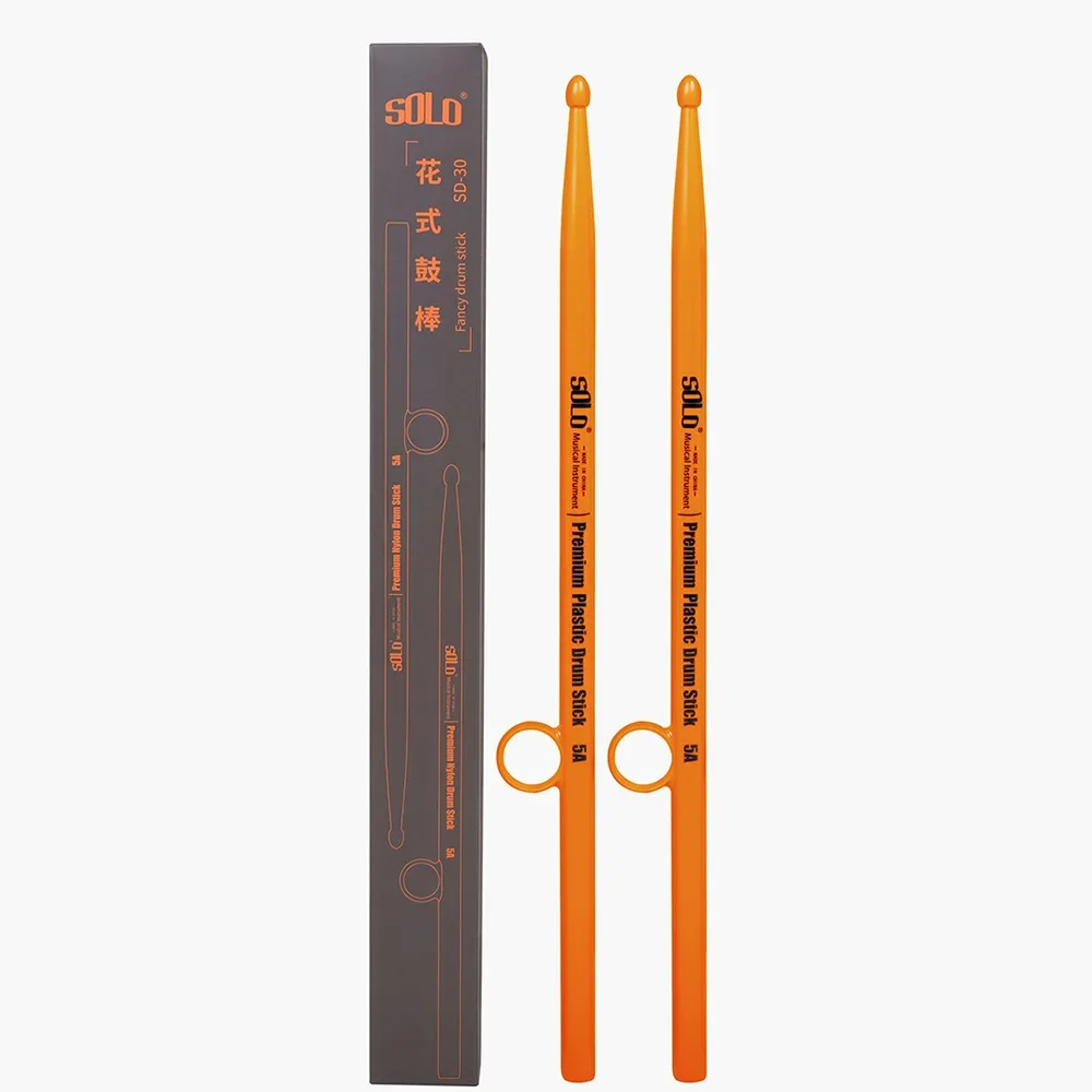 Drum Sticks A Pair Of Anti Slip 5A Ergonomic Design Portable Nylon Drum Stick For Beginners Set Percussion Instrument Accessorie