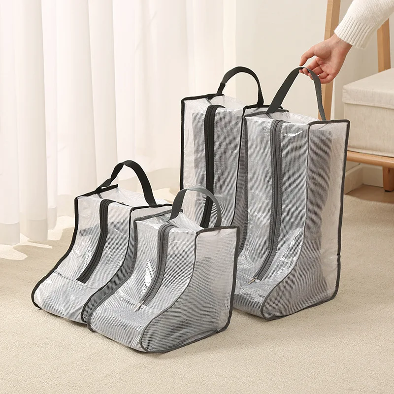 Shoes Storage Bag Waterproof Dustproof Long Boots Storage Pouch Travel