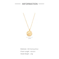 ROXI 925 Steriling Silver Geometry Pendant Necklace Women Personality Temperament Choker Femme Clavicle Chain Necklace Jewelry - Image 5