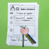 26 Pages Alphabet A-Z Letter Sentence Learning Materials tracing Writing Practice worksheet for Kindergarten Students kid 2