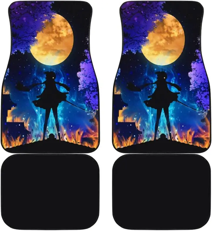 

Moon Car Mats- Sailor Moon Floor Mats for Car, Automotive Full Set Rubber Floor Mats, Universal Carpet for Cars