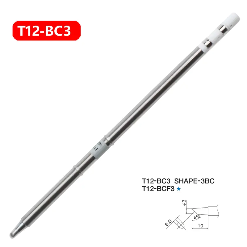 1pc T12 Soldering Iron tips Replacement Various models of Tip Electric Soldering Iron Tip T12- D4 D52 J02 JS02 BC3 CF4 KF KL image 16