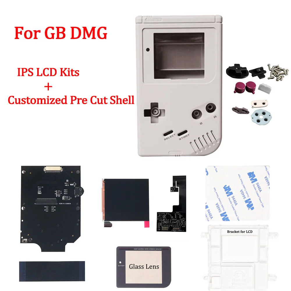 KIT LCD RETROILLUMINAZIONE Pixel GameBoy Color Q5 IPS Per Console