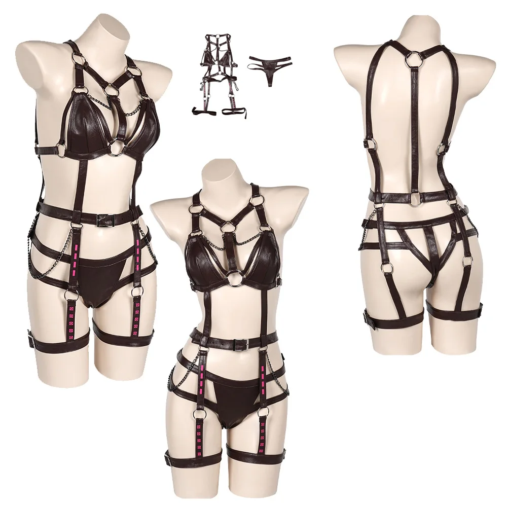 

Game Baldur Cos Gate Shadowheart Cosplay Sexy Lingerie Costume Jumpsuit Women Suit Outfits Halloween Carnival Party Clothes