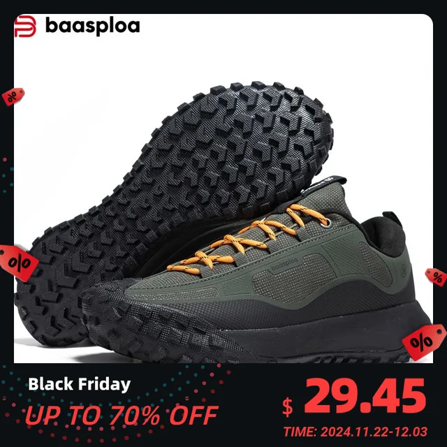 Baasploa-Chaussures de randonnée anti-éclaboussures pour homme, baskets d'extérieur confortables, décontractées, coordonnantes 1