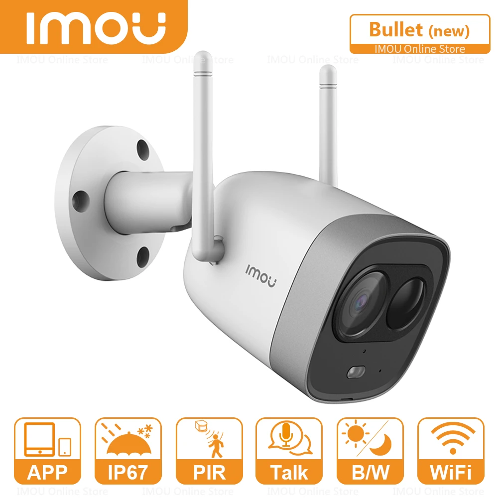 Imou 1080P Bullet WiFi Camera Dual Antenna Outdoor IP67 Weatherproof MIC  Speaker Camera Exterieur PIR Detection ONVIF IP Cam|Surveillance Cameras| -  AliExpress