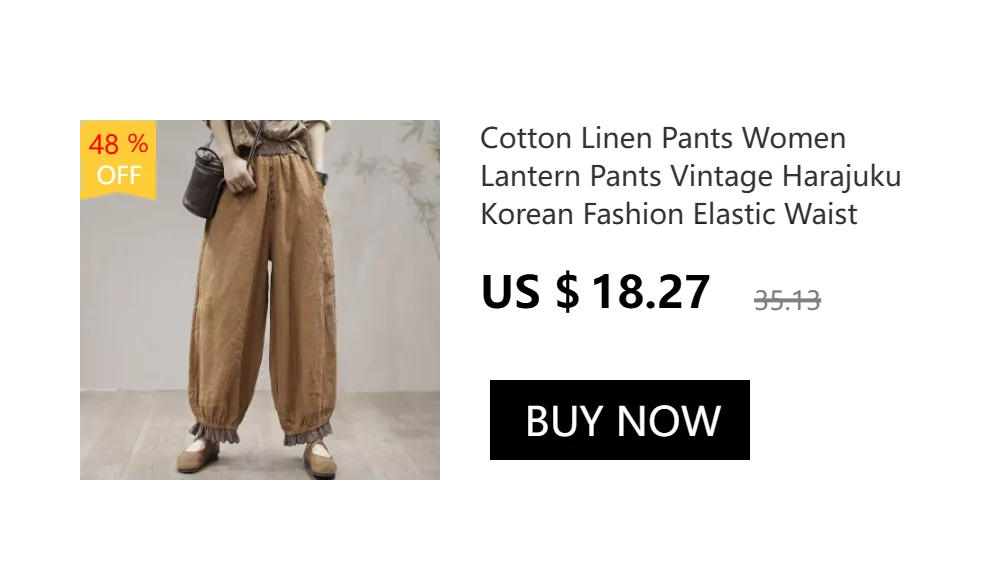 Lantern Pants Women Solid Summer Elastic Waist Loose Casual Baggy Pants Korean Style Cropped Trousers Streetwear Women Clothing