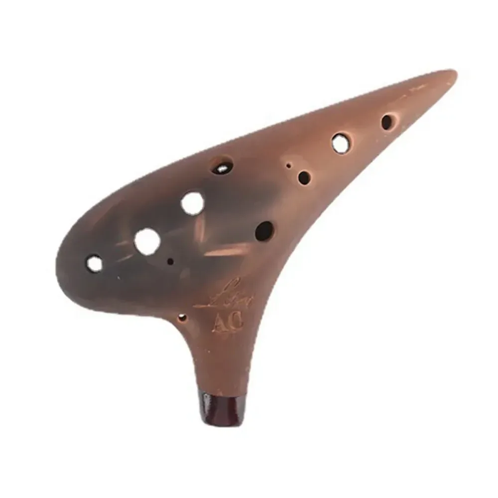 12 Hole Mid-range AC Ocarina Luxury Professional Music Instruments Purple Sand Ocarina of Time Aztec Performance Accessories