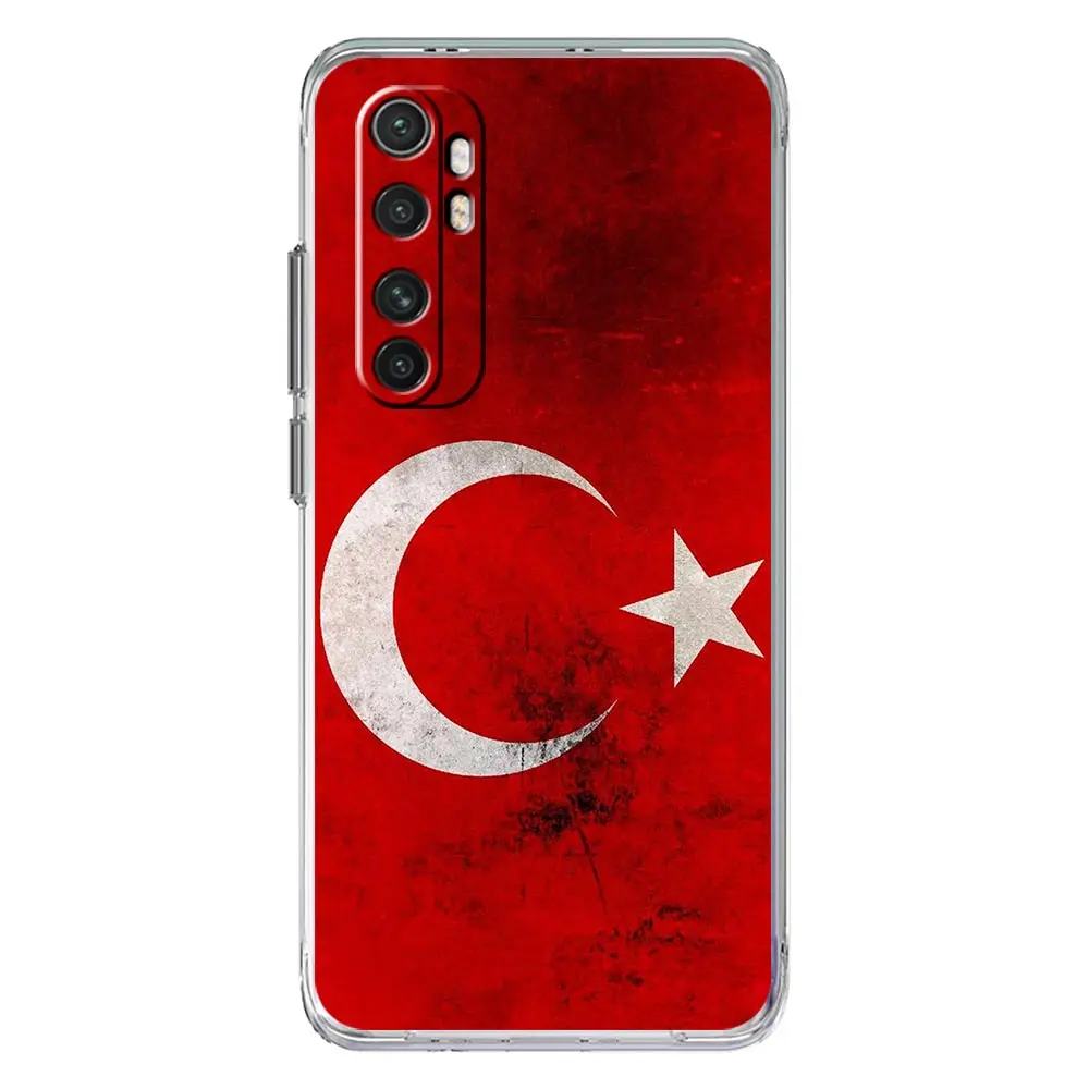 Turkish Flag Soft Clear Phone Case