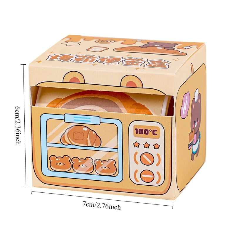 Cute Cartoon Sticky Notes Pull-out Box | Self-Adhesive Memo Pad | 128 Sheets | Ideal