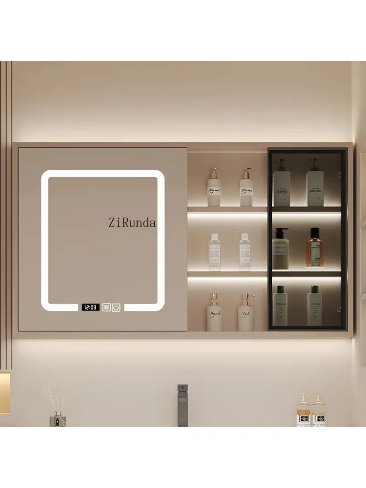 Sensor Bathroom Mirror Cabinet Fashion Defogging Storage Makeup Mirror Cabinet Simple Furniture Arredo Bagno