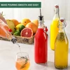 1L Swing Top Glass Bottles Airtight Stopper Lids Flip Top Brewing Bottle for Fermentation, Kombucha, Mead, Vinegar, Beer, Kefir 5