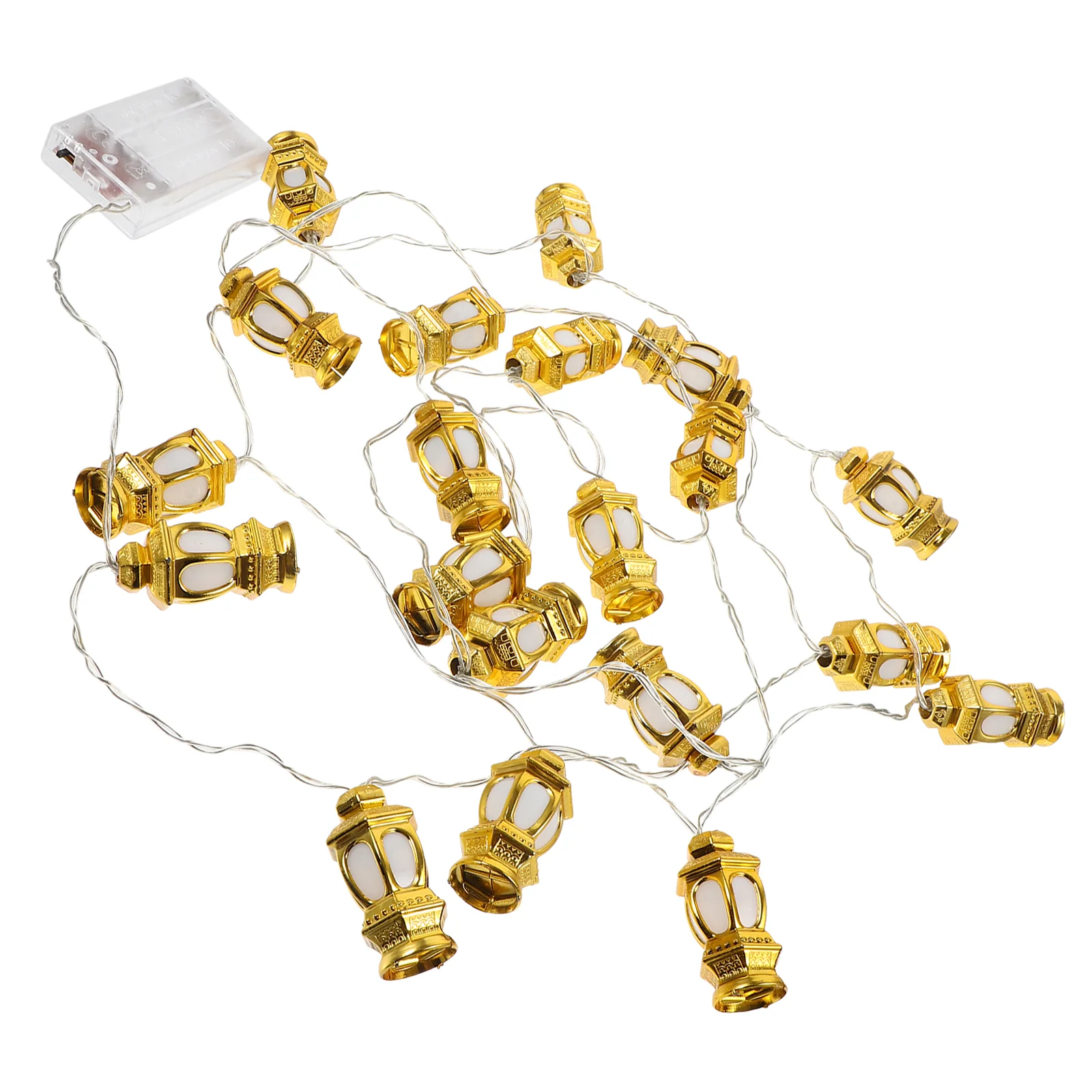 

Muslim Eid String Lights, 20 LEDs Eid Lantern String Lights, Party Lights for Eid Festival Christmas Bedroom Banquet