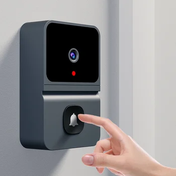 z30pro wireless doorbell camera with chime rechargeable 2 way audio wi fi video smart door