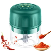 Electric Garlic Grinder Portable Chopper Multi Function Electric Garlic Masher Kitchen Food Shredder Mini Garlic Vegetable Chopr 1