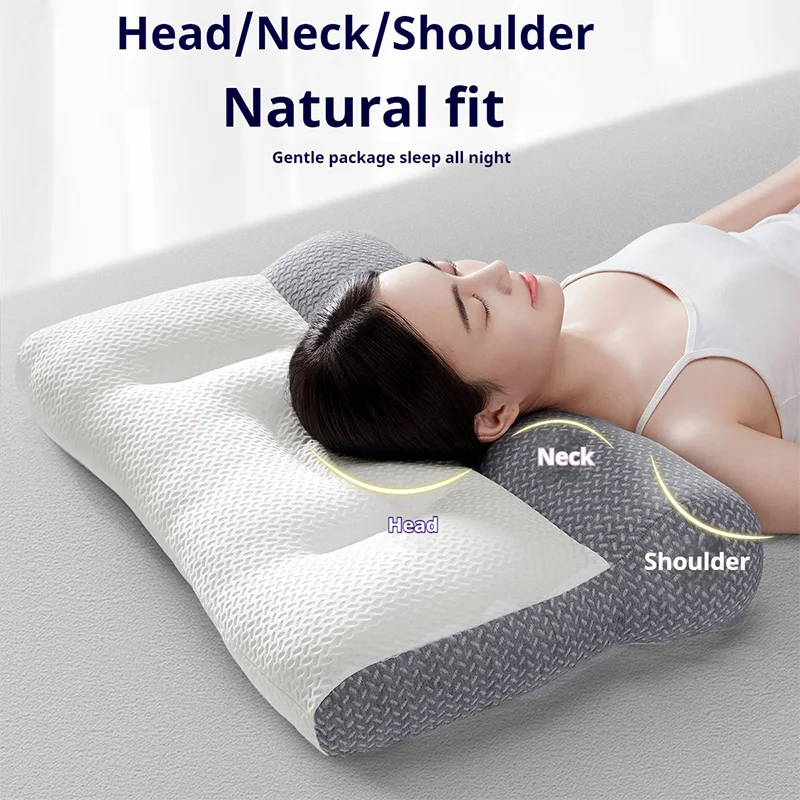Can be heated Neck Pillow Repair Cervical Spine Dedicated Neck Protection Cervical Physiotherapy For Sleep Height adjustable 6