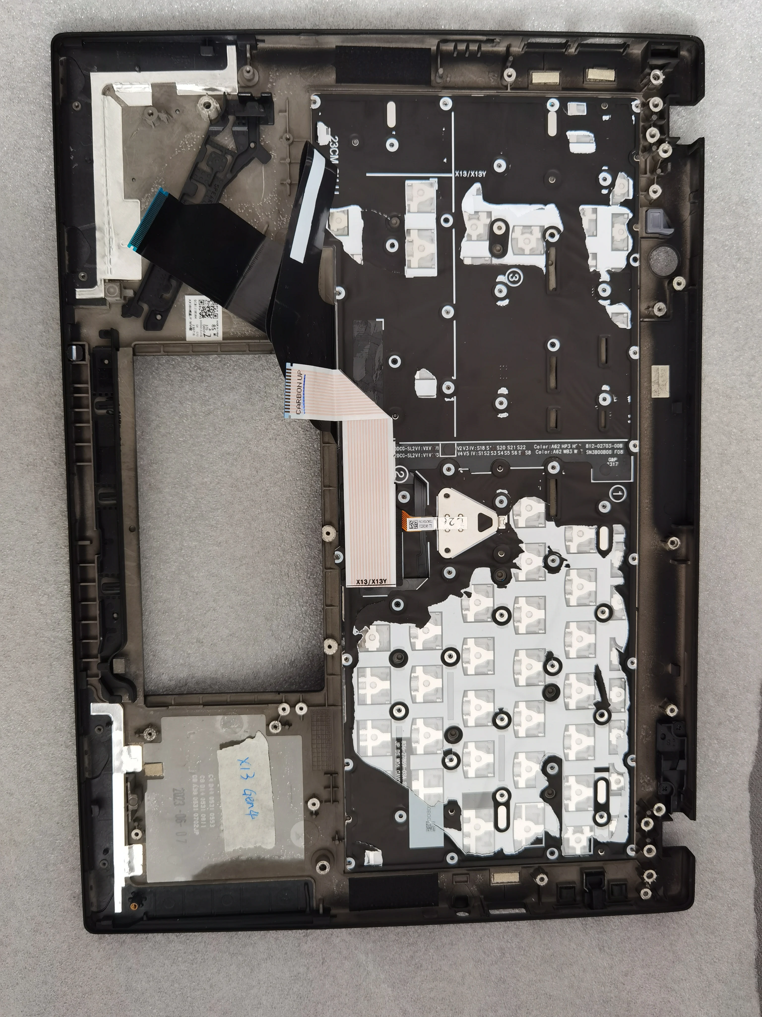 Thinkpad T14s日本語キーボードパームレスト 日本語キーボード Lenovo thinkpad X13 GEN4 C カバーパームレスト