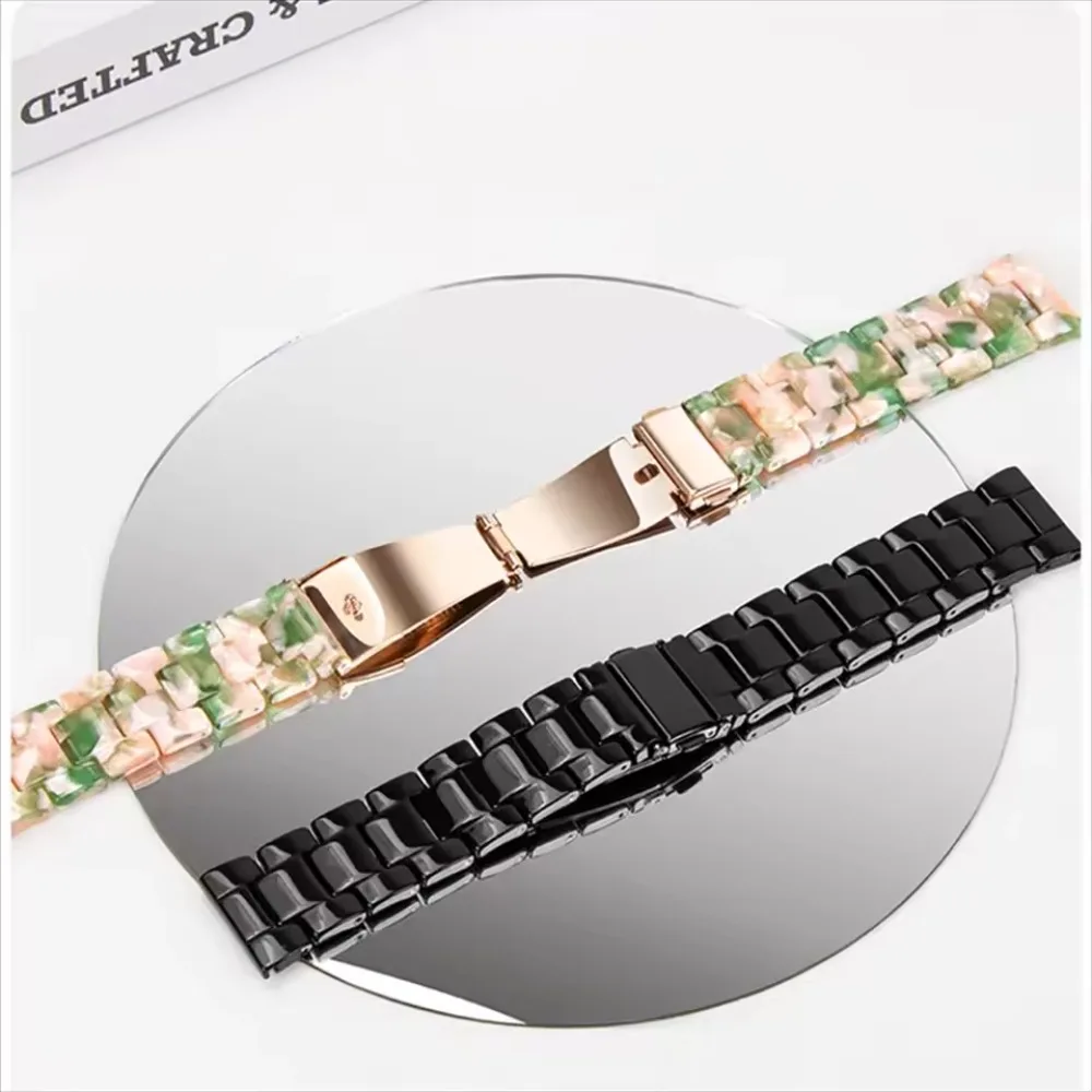 Fashion Resin Strap – 20mm/22mm Comfortable Bracelet