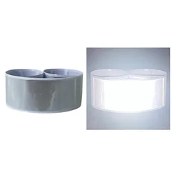 Fluorescent Reflective Safety Slap Bands (Silver white)
