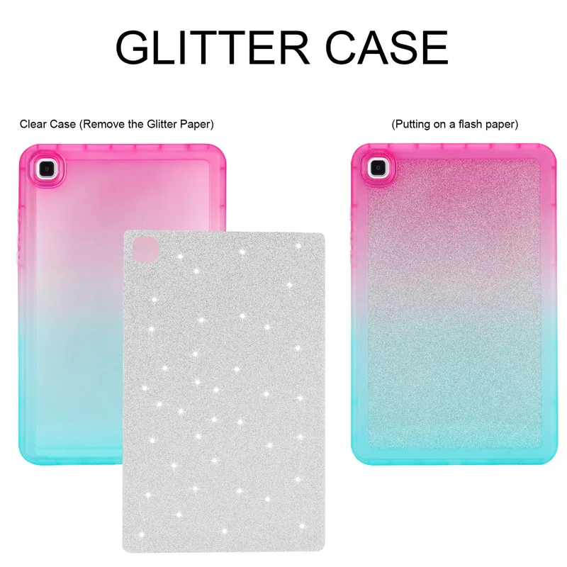 Custodia Gitter Per Samsung Galaxy Tab A7 T500 T505 A7Lite T225 T290 S6Lite P610 S7 S8 T870 A9 X10 A9 + X210 215 X216 5G Cover