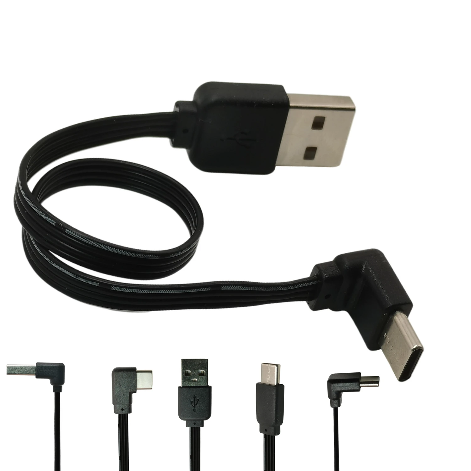 Soft 0.1m 0.2m 0.3m 0.5m Short USB Type C Cable Right Angle 90 Degree USB A Type to Type C Converter Data Cord Charger digital optical cable