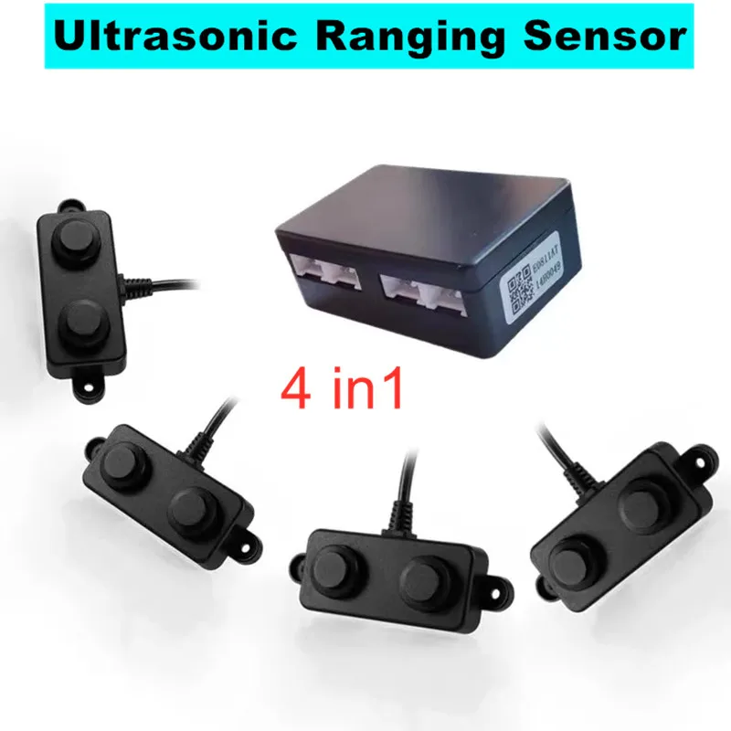 Ultrasonic Distance Sensor IP67 Waterproof with PWM UART RS485 Port for ...