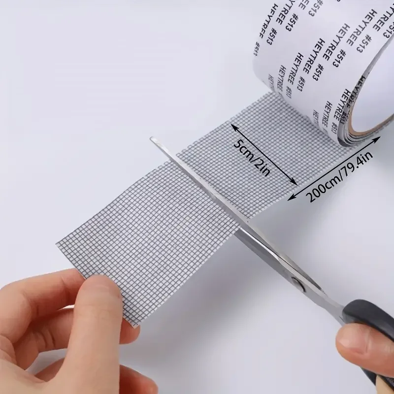 Window Screen Tape 5/10cm Width Window Mosquito Net Repair Tape Self-Adhesive Window Screen Repair Patch Anti-Insect Fly Mesh Broken Holes Tape