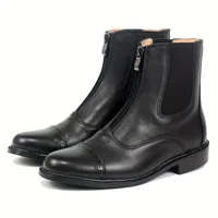 Aoud Horse Riding Boots Equestrian Boots Full Leather High Quality Zipper Shoes Men Women Paardrijden Laarze Horse Hootsn Halter 1