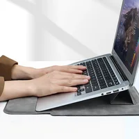 PU Leather Laptop Sleeve Bag For Macbook Air Pro 13 15 16 Case Notebook Cover For 13.3 14 15 15.6 inch Redmi Huawei Dell HP ASUS - Image 5