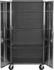 Classics UltraHD Solid Steel Rolling Lockable Metal Storage Cabinet Locker Organizer w/Adjustable Shelves for Garage, Wa 4