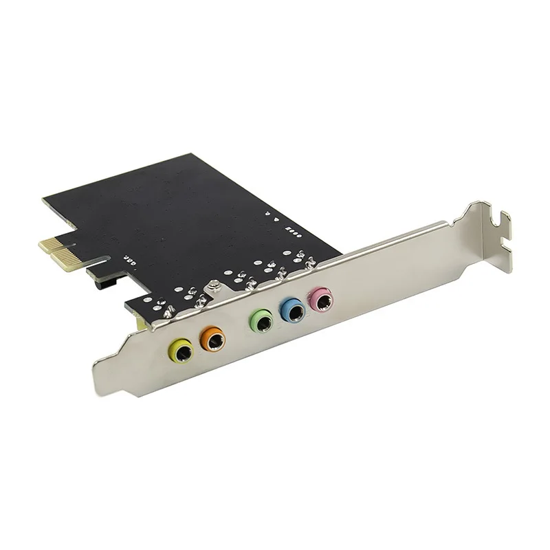 

CMI8738 5,1/6CH PCI-E X1 3D стерео эффект объемного звучания Домашние развлечения аудио и видео Звуковая карта