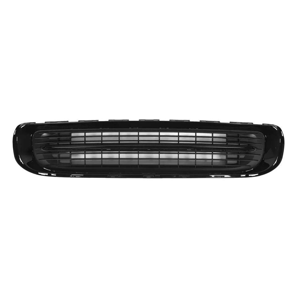 Akozon Stijlvolle Glanzend Zwarte Voorbumper Grille Sierlijst, Onderdeelnummer 51117250787 voor R56 LCI
