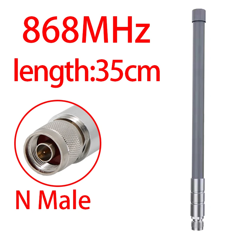 GIZONT Meshtastic LoRa 868MHz 915MHz 안테나 헬륨 핫스팟 야외용 N 타입 옴니 유리섬유 장거리 수신 안테나