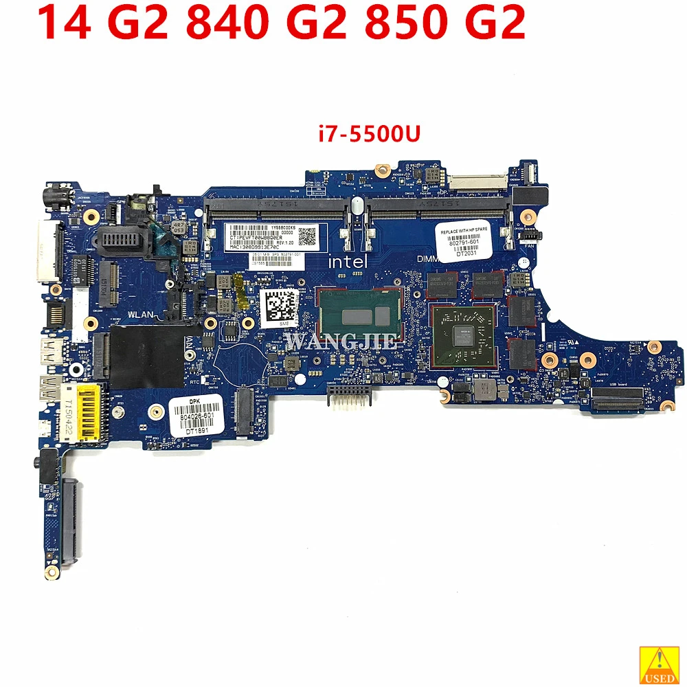 

Материнская плата для ноутбука HP ZBook 14 G2 840 G2 850 G2 802791 G2