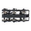 2.8 x 6.8cm(1.1 x 2.68 Inches)1:87 HO Scale Railway Layou Undercarriage Bogie for Most HO Scale Model Train 5