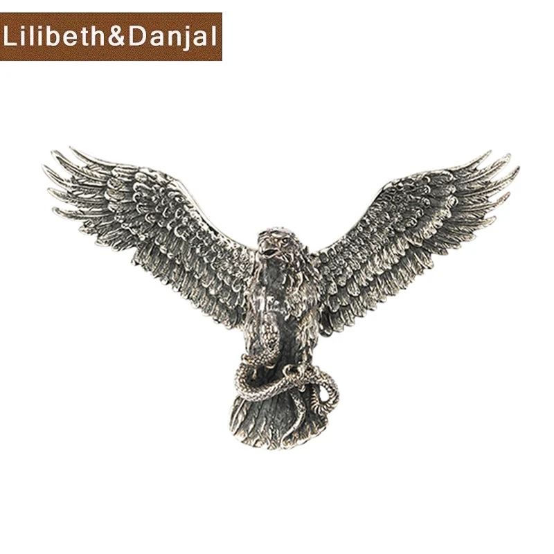 Necklace Pendant Real 925 Sterling Silver Eagle Snake Luxury Fine Jewelry  Women Men 2022 Free Shipping Items Wish Francais P17
